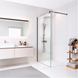Душова стінка WALK-IN 100 см IMPRESE s09110004MV, черный матовый 95156 фото 4