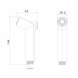 Гігієнічний душ IMPRESE f03700110BB, чорний 84172 фото 2