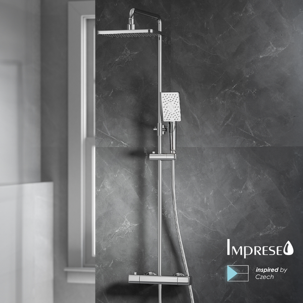 Душова система з термостатом для душу IMPRESE BILOVEC t048S00901SQ 93802 фото