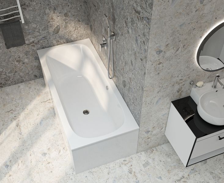 Ванна акрилова з ніжками 180Х75 IMPRESE JESENIK b0700287075 102610 фото