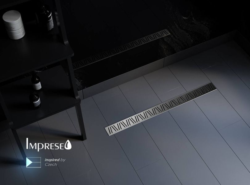 Душовий трап лінійний IMPRESE i-FLOW 700 мм d44700S22 83283 фото