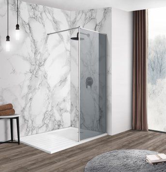 Душова стінка Walk-In IMPRESE 100x200 s09110001GR 93057 фото