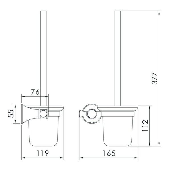 Щітка для унітаза IMPRESE PODZIMA ZRALA ZMK02170826 56596 фото