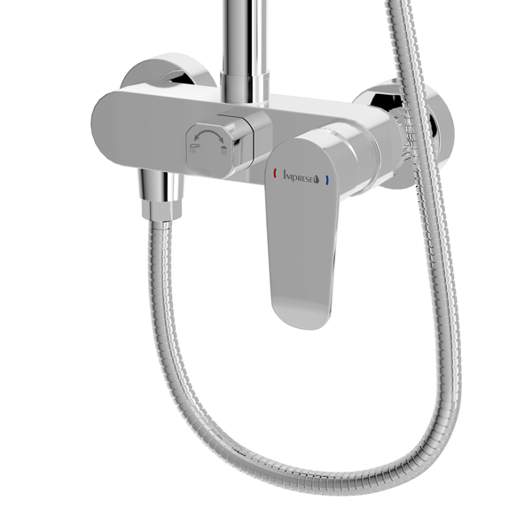 Душова система зі змішувачем для душу IMPRESE SAFIR t030S08101SR, хром 93125 фото