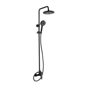 Душова система IMPRESE KVET t030S07210SR, чорний матовий 93326 фото