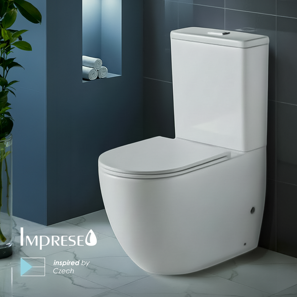 Унітаз підлоговий круговий змив IMPRESE OSLAVA с06507103TW 93283 фото