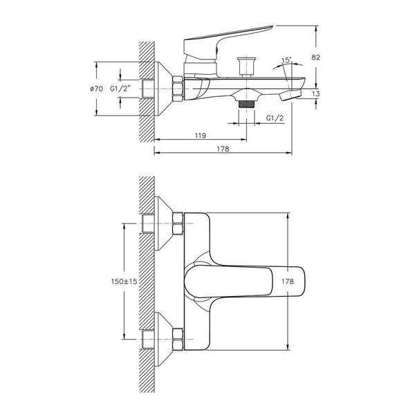 Набір змішувачів IMPRESE KIT kit300921 79479 фото