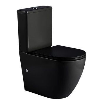 Унітаз підлоговий IMPRESE LESNA i11507 black, чорний 79246 фото