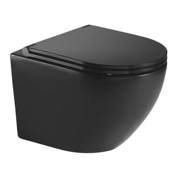 Унітаз підвісний IMPRESE LESNA i11546 black, чорний 79253 фото